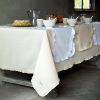 Chemin de table rose 45x140cm  Blanc Mariclo